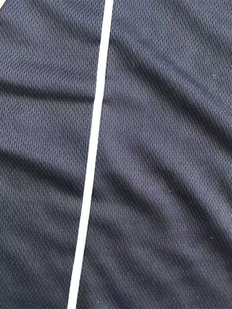 Herr T-shirts Enkel Jewel Neck Kort Ärm - Svart
