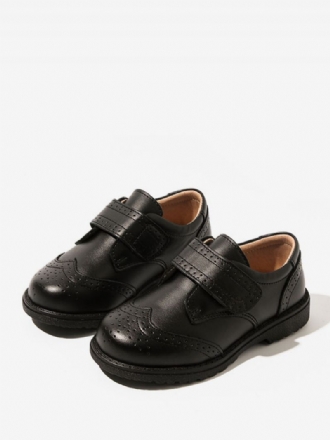 Pojkar Loafers Skor Svart Rund Toe Slip-on Formella Party För Pojke